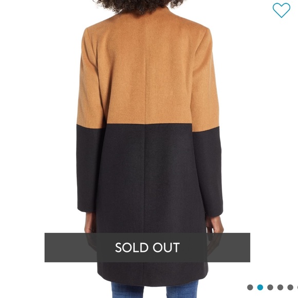 Mural Colorblock Coat - Picture 2 of 4